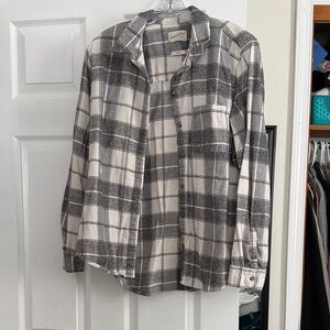 Classic Plaid Button-Up Shirt